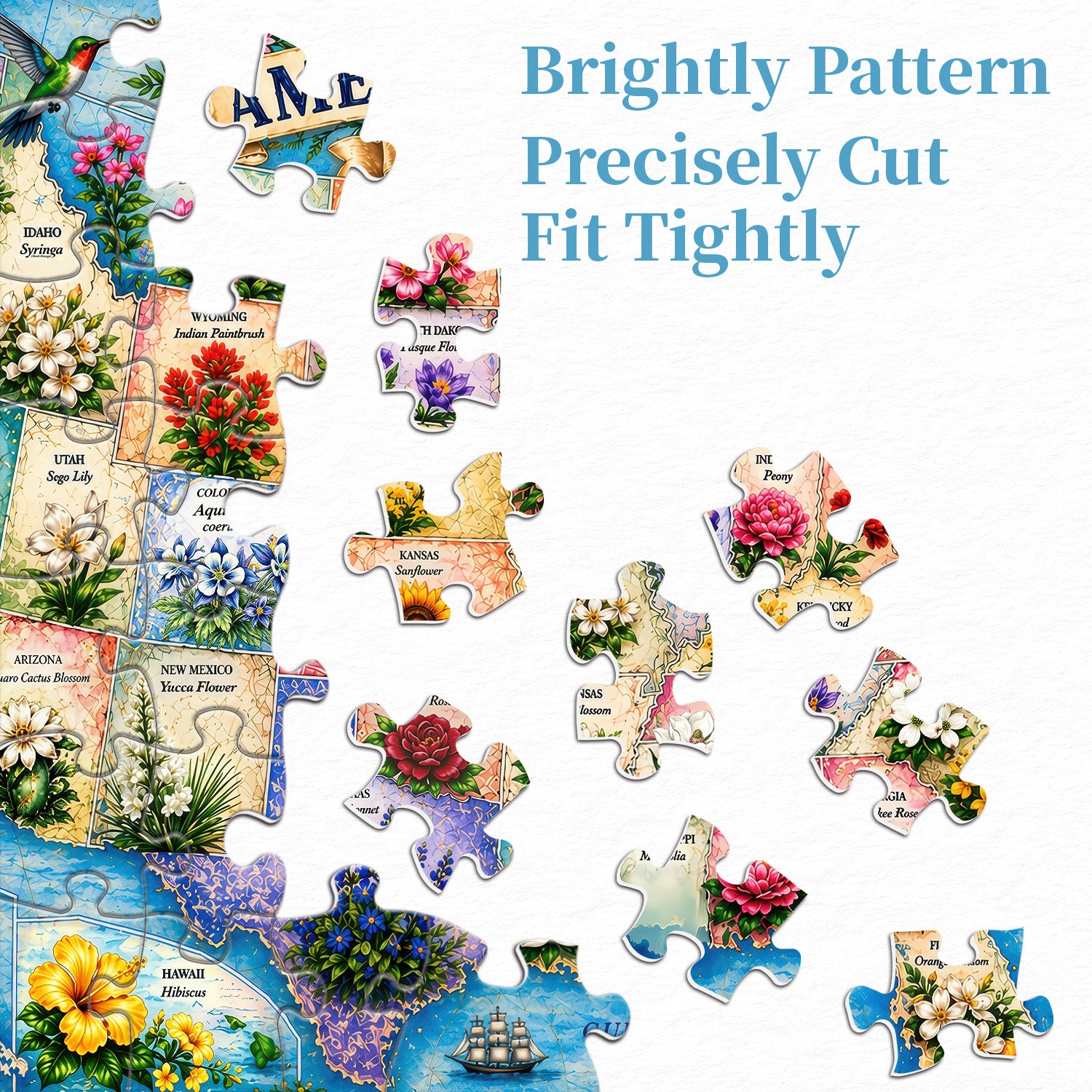 America in Bloom Jigsaw Puzzle 1000 Pieces