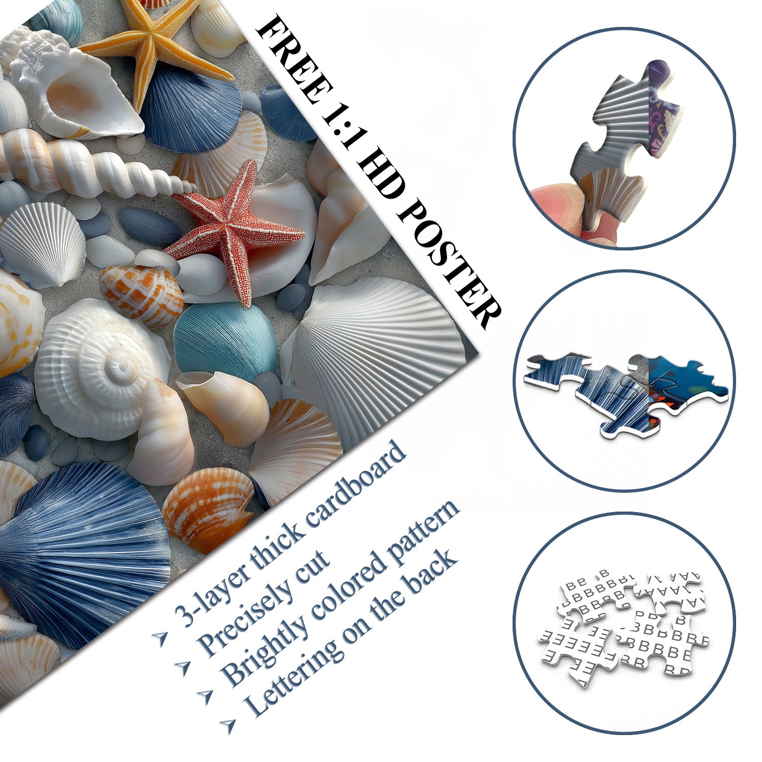 Schätze des Meeres Puzzle 1000 Teile