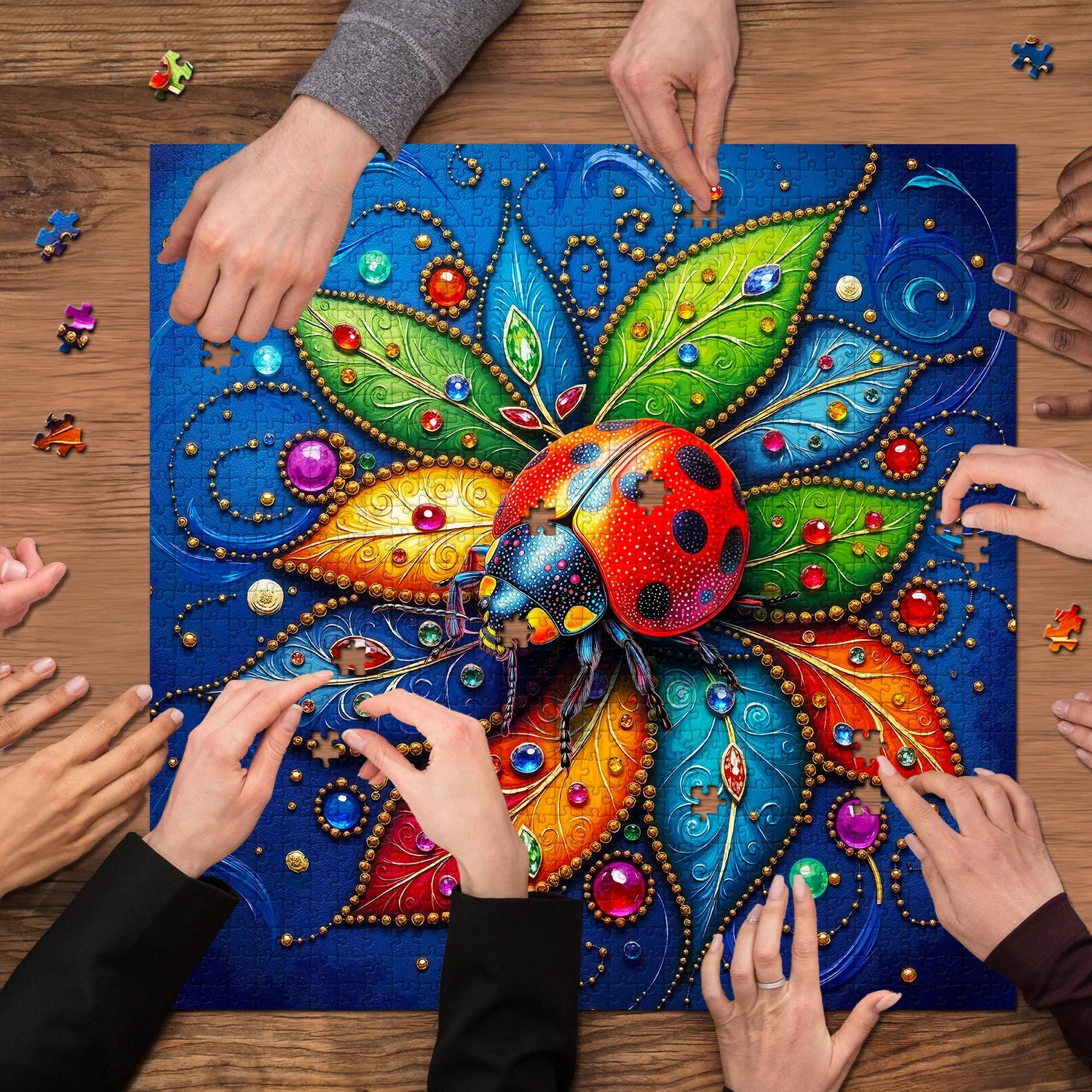 Colorburst Beetle Puzzle 1000 Teile