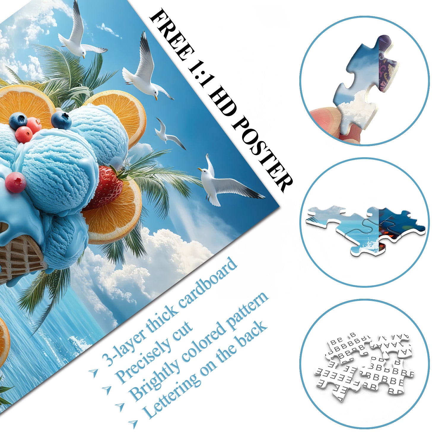 Beachside Ice Cream Jigsaw Puzzle 1000 Pieces