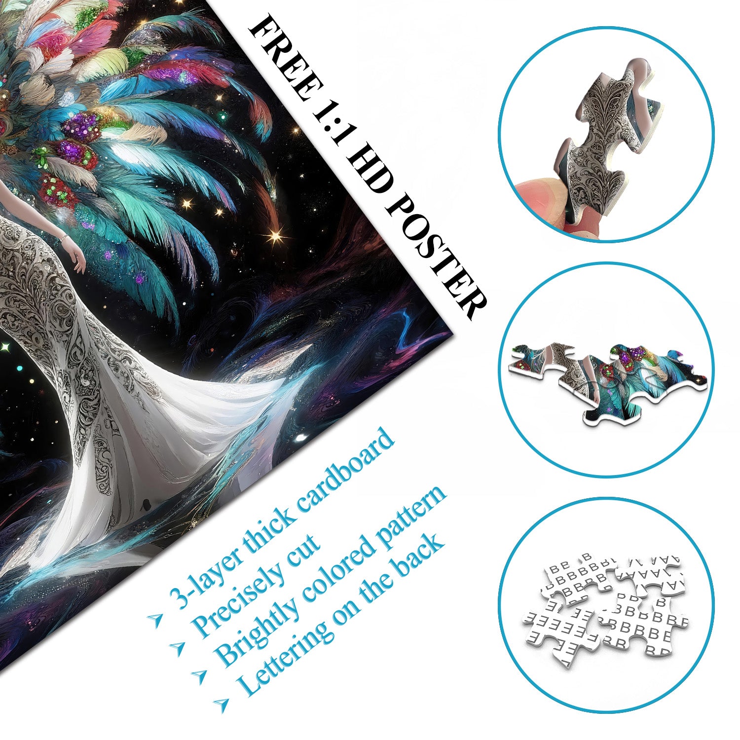Angelic Starlight Jigsaw Puzzle 1000 Pieces