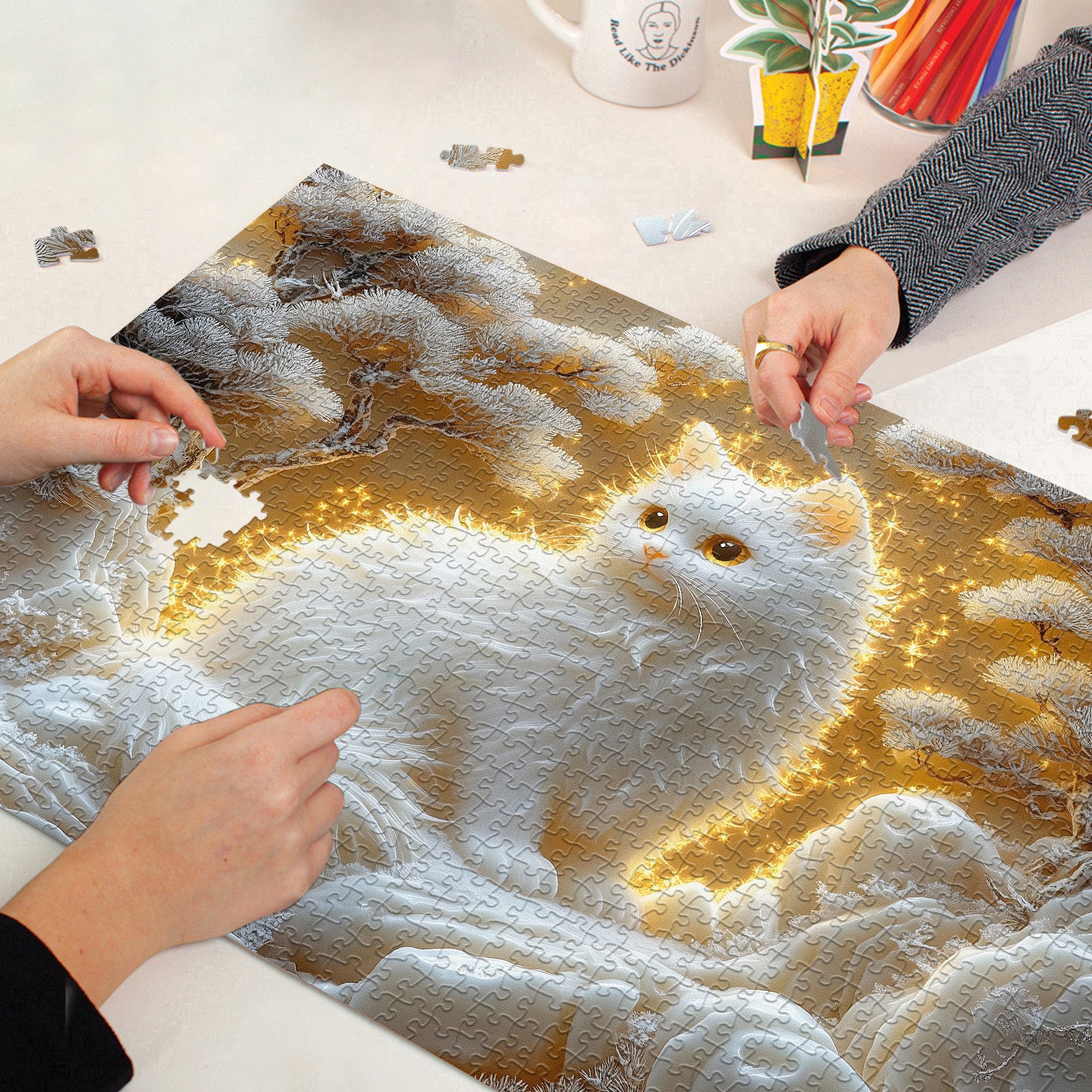 Jade & Whiskers Jigsaw Puzzle 1000 Pieces