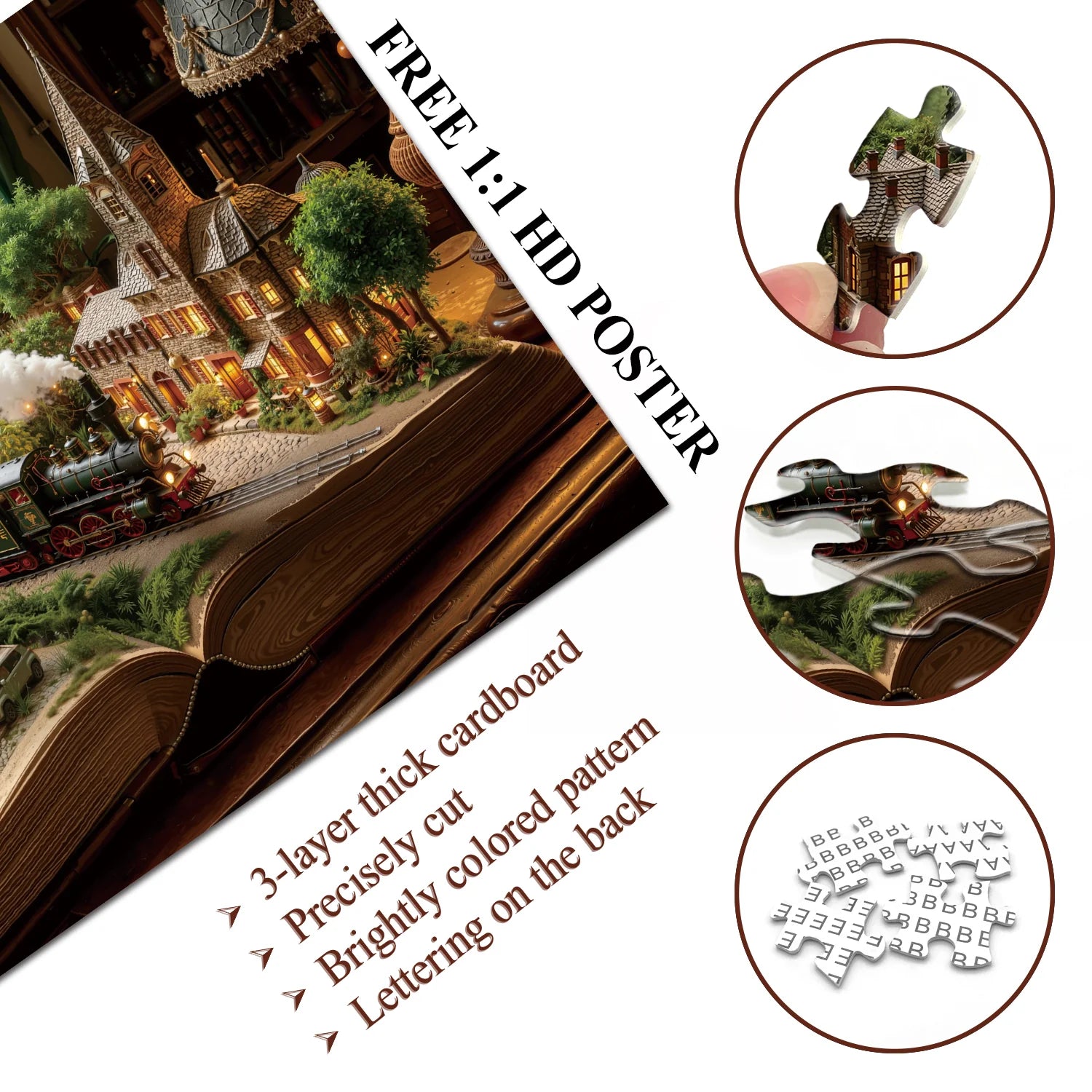 Durch die Seiten Puzzle 1000 Teile