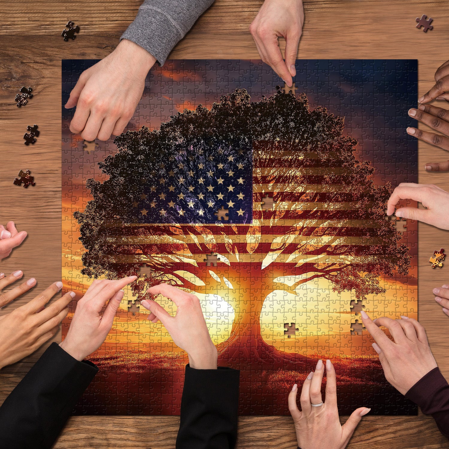 Sunset Glory Jigsaw Puzzles 1000 Pieces