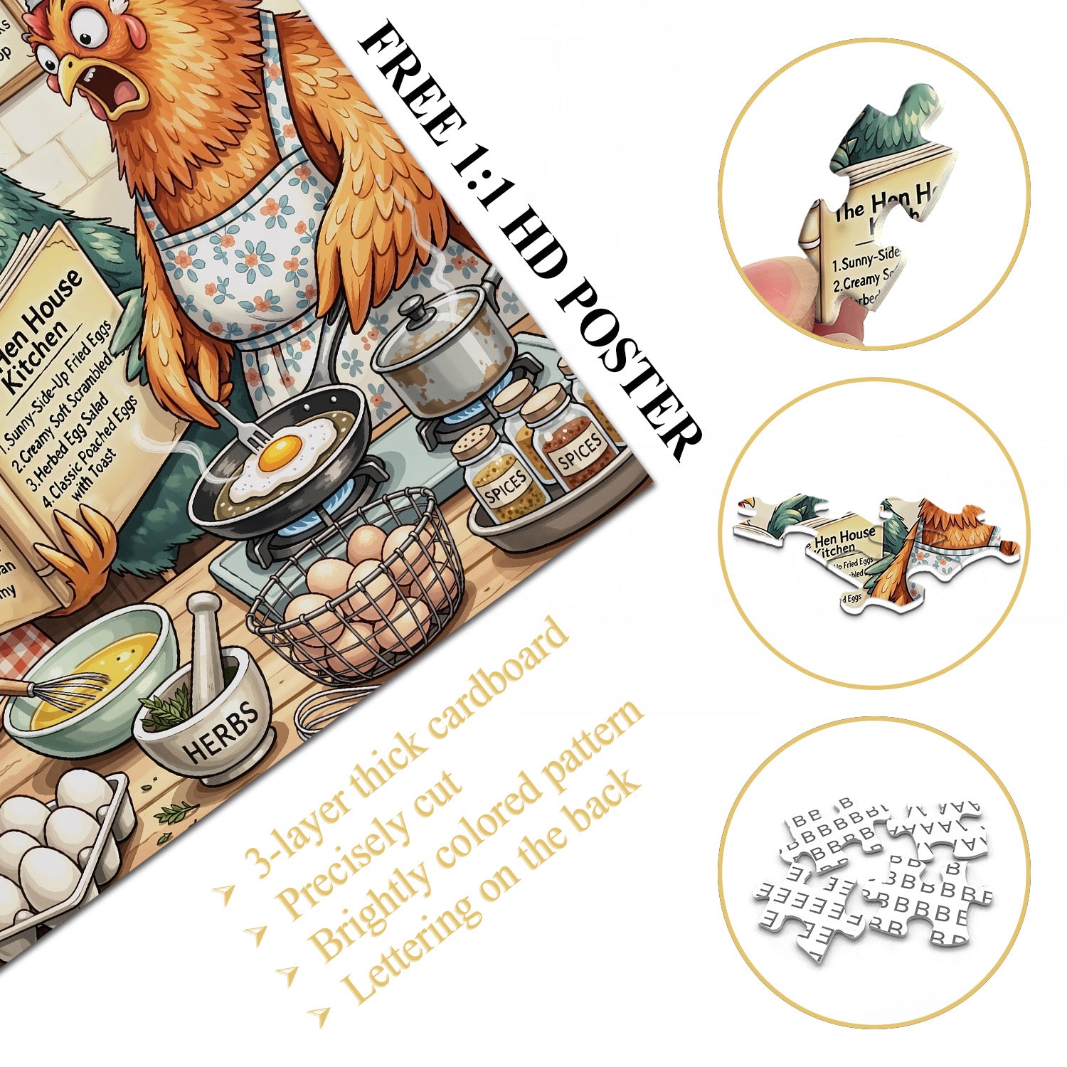 Cluck Cookery Puzzle 1000 Teile
