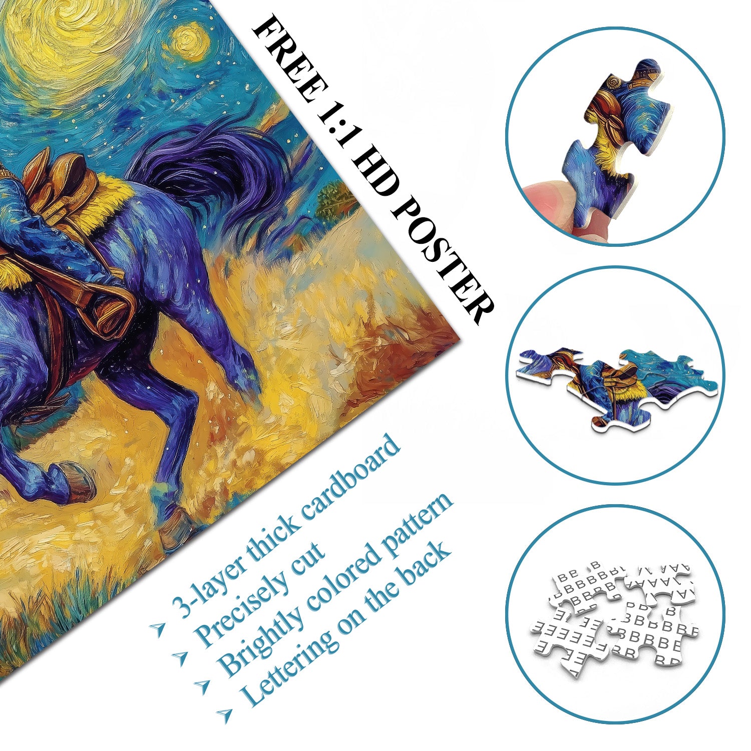 Starlight Cowboy Dream Jigsaw Puzzle 1000 Pieces