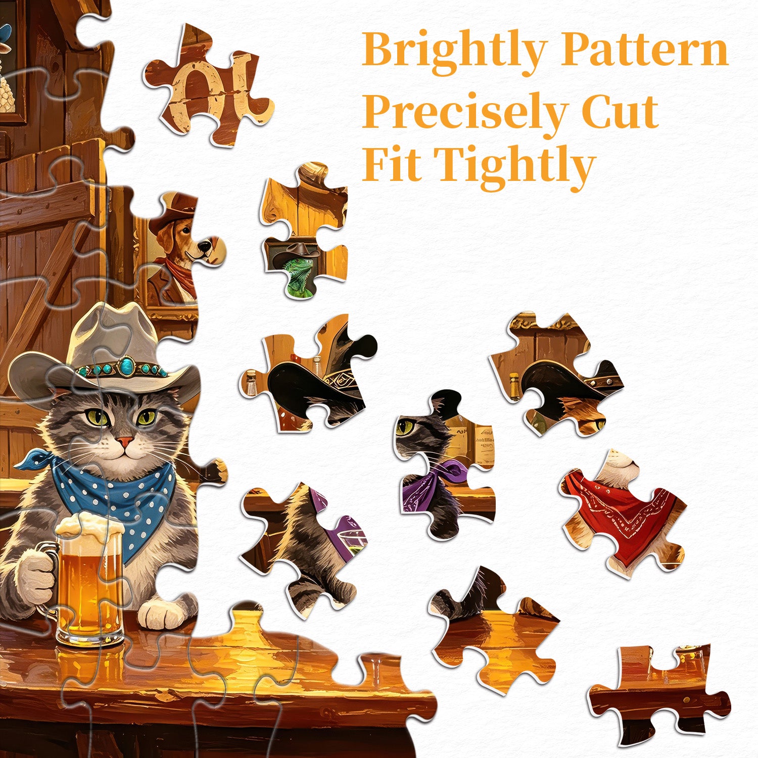 Saloon Kitties Puzzle 1000 Teile