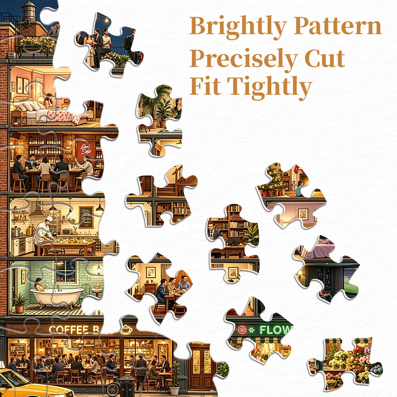 Home in Night Jigsaw Puzzle 1000 Pieces