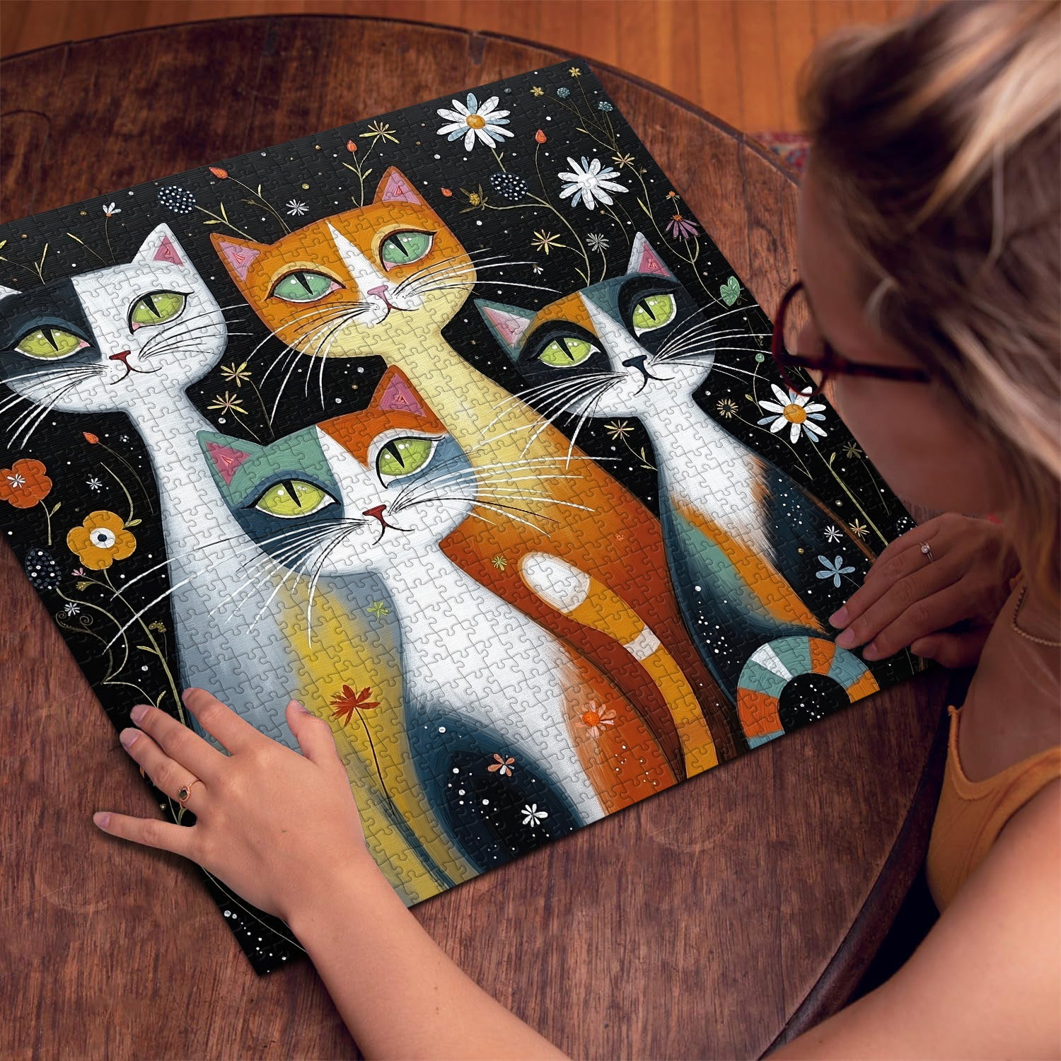 Garden Muse Cats Puzzle 1000 Teile