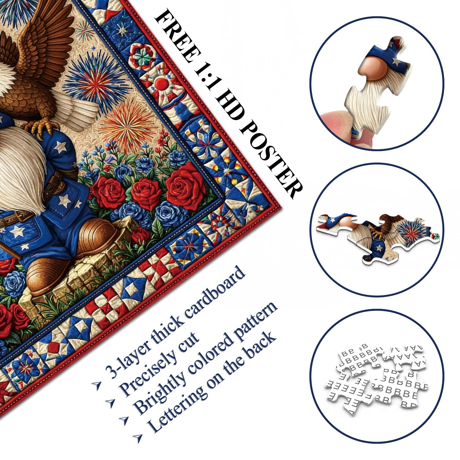 Star Spangled Jigsaw Puzzle 1000 Pieces