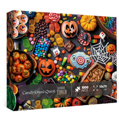 Candy Craze Quest Jigsaw Puzzle 1000 Pieces