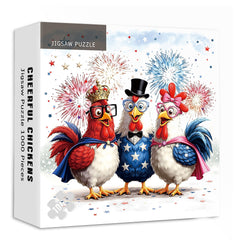 Cheerful Chickens Jigsaw Puzzle 1000 Pieces