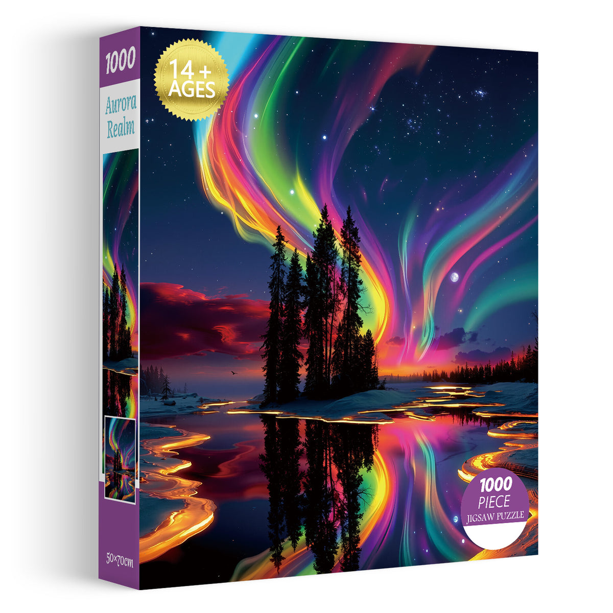 Aurora Realm Jigsaw Puzzle 1000 Pieces