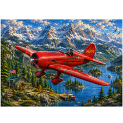 Mountain Sky Aviator Jigsaw Puzzle 1000 Pieces