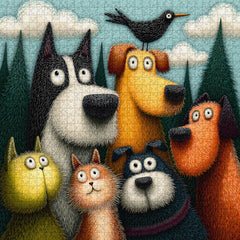 Furry Friends jigsaw Puzzle 1000 Pieces
