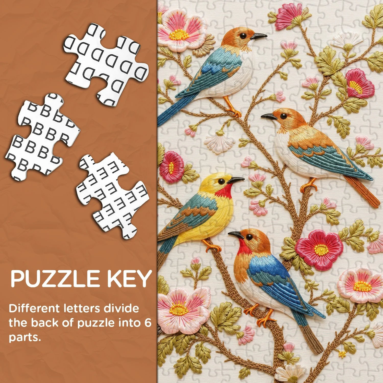 Garden Harmony Birds Puzzle 1000 Teile
