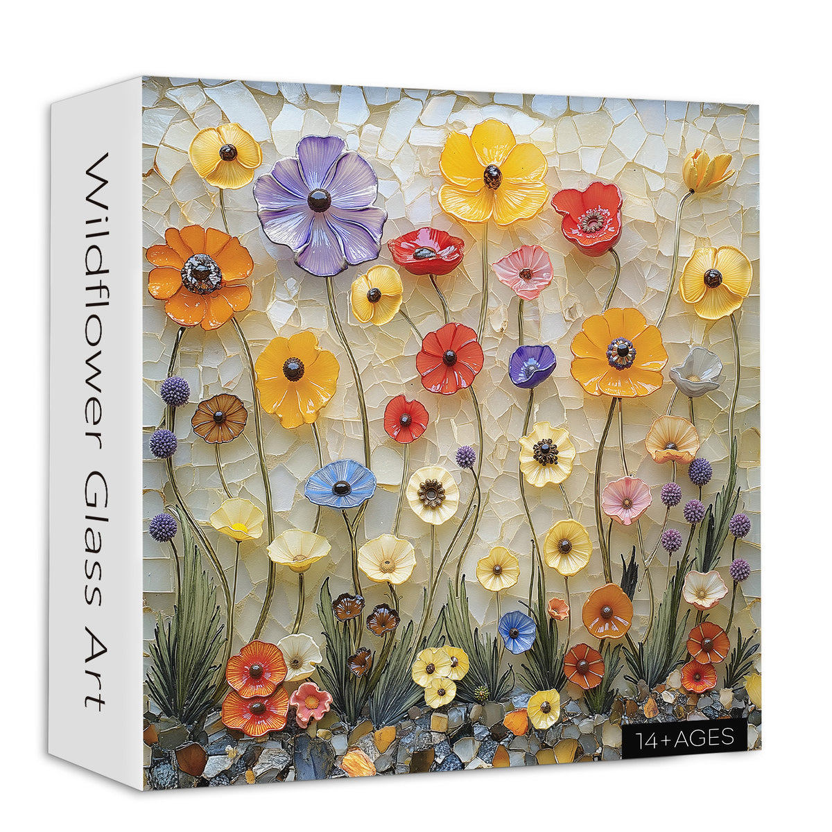 Wildflower Glass Art s Puzzle 1000 Teile