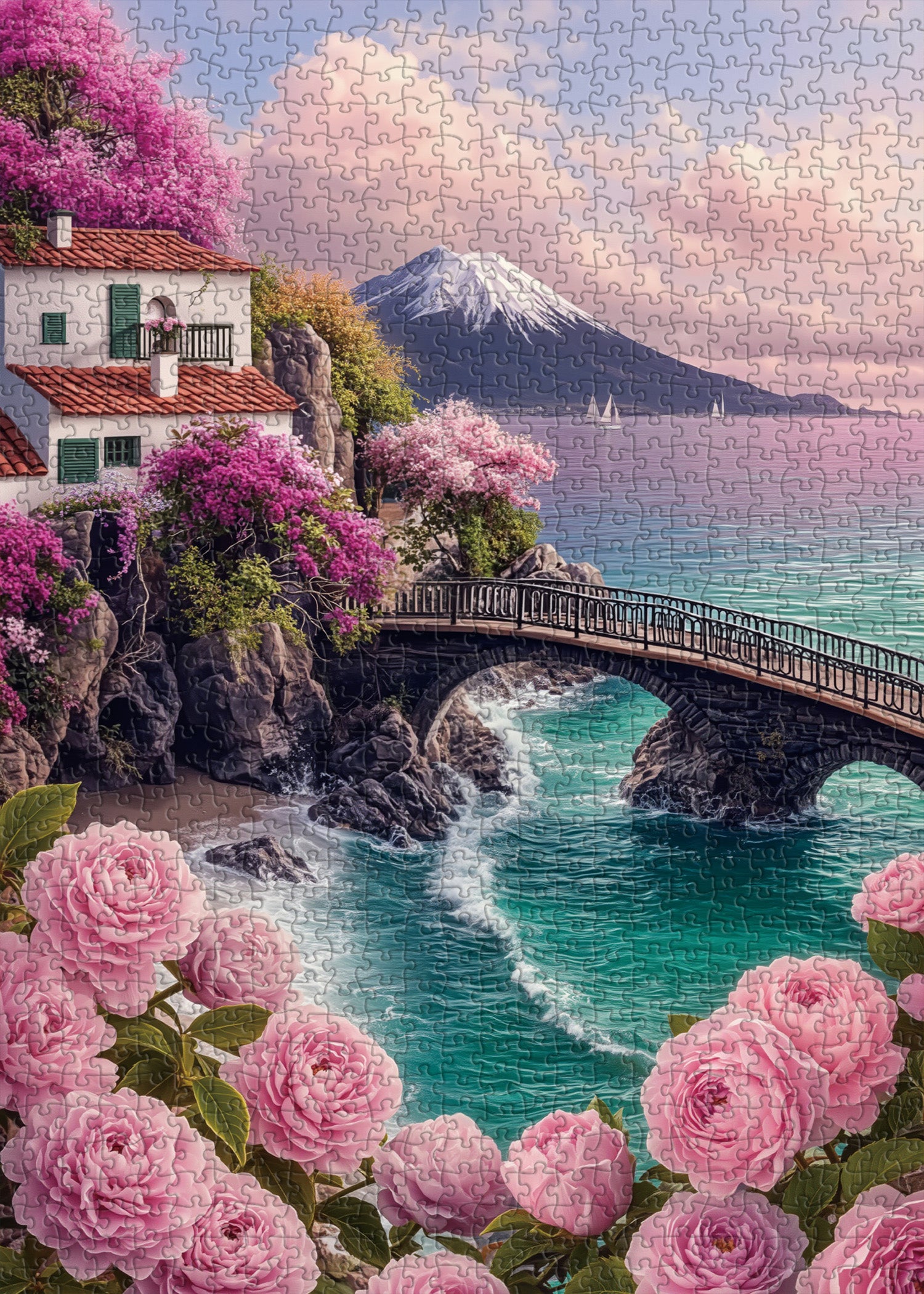 Crimson Coast Jigsaw Puzzle 1000 Pieces