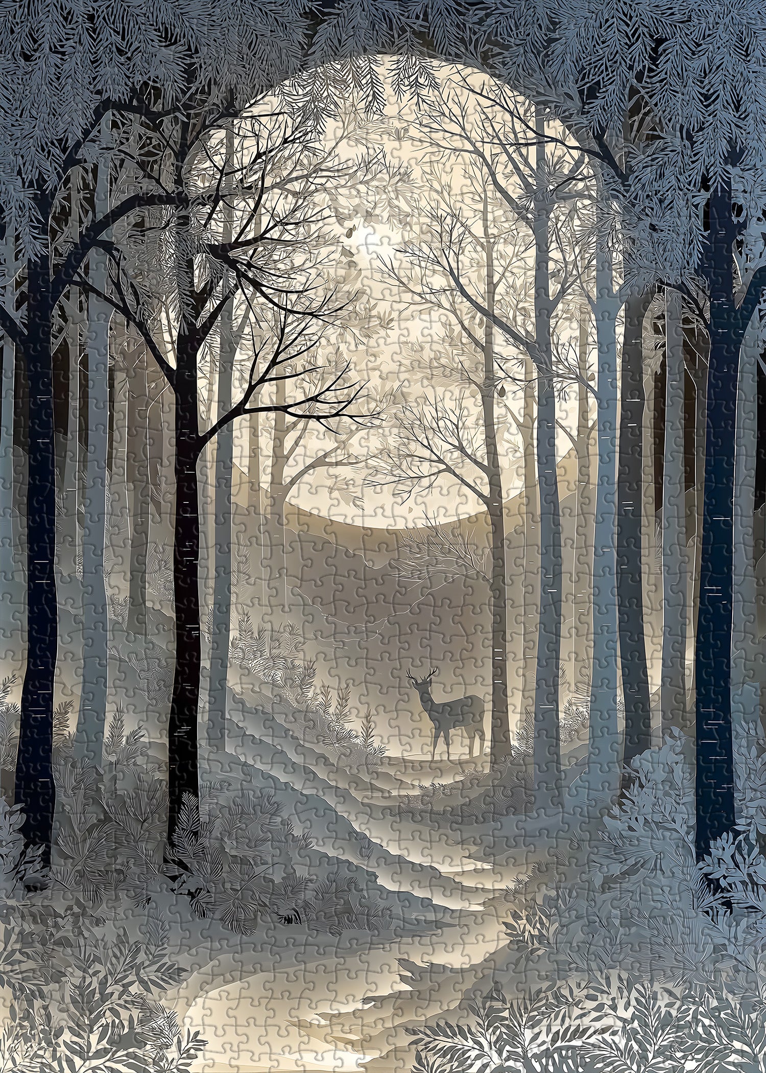 Pure White Realm Puzzle 1000 Teile