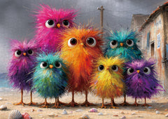 Fluffy Coast Puzzle 1000 Teile