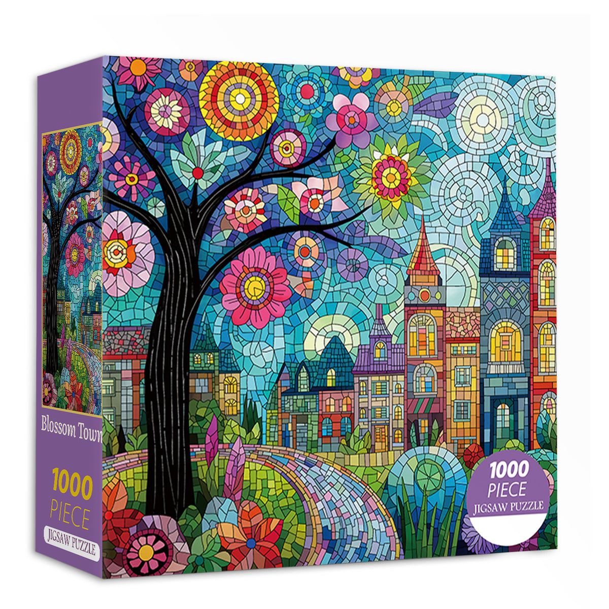 Blossom Town Jigsaw Puzzle 1000 Pieces