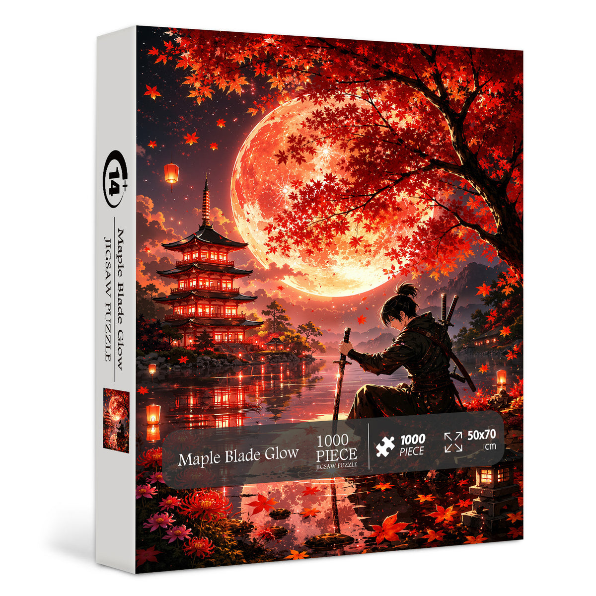 Maple Blade Glow Jigsaw Puzzle 1000 Pieces