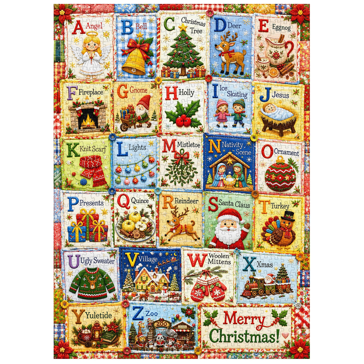 Christmas Letter Collection Jigsaw Puzzle 1000 Pieces