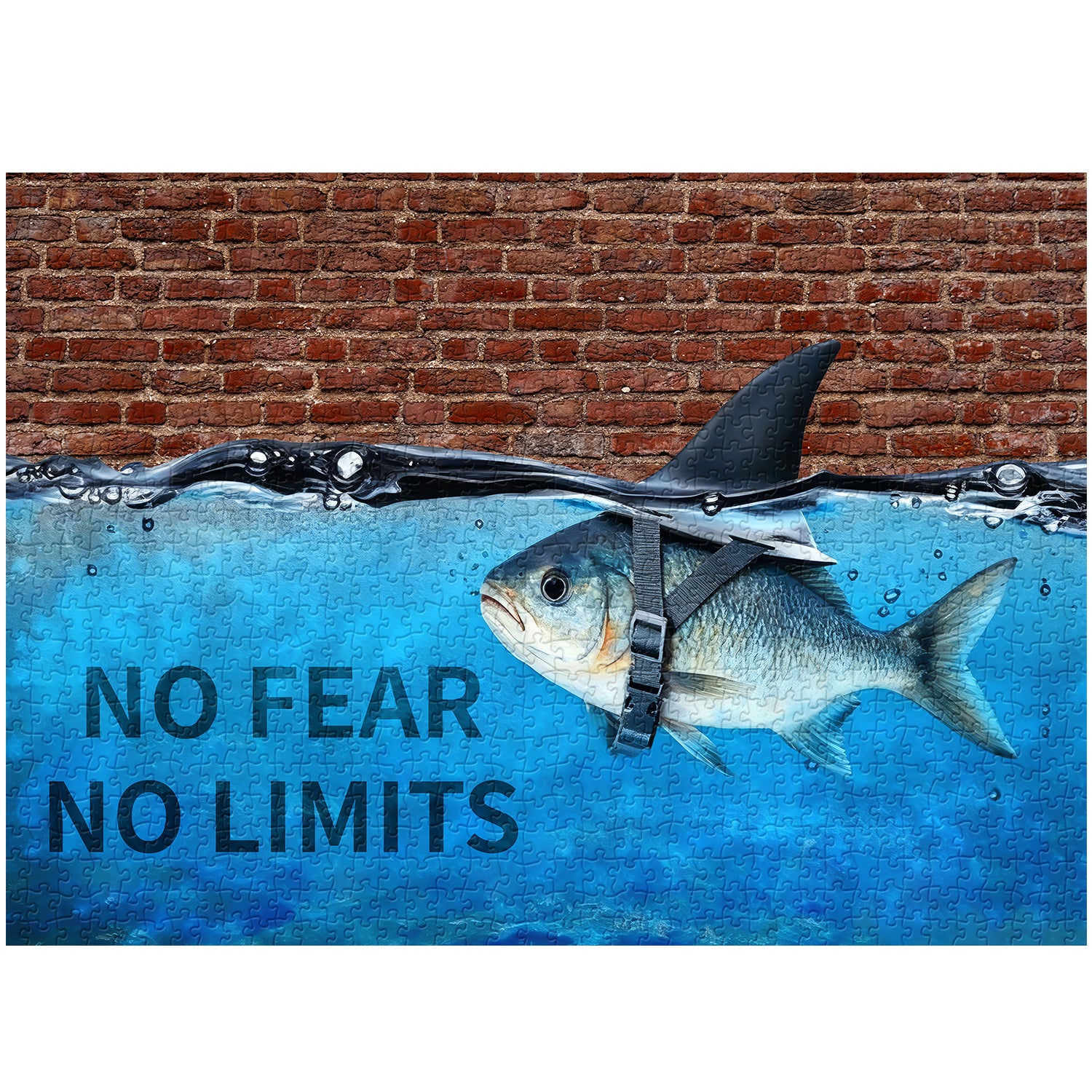 Courageous Fish Jigsaw Puzzle 1000 Pieces