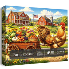 Farm Rooster Jigsaw Puzzle 1000 Pieces