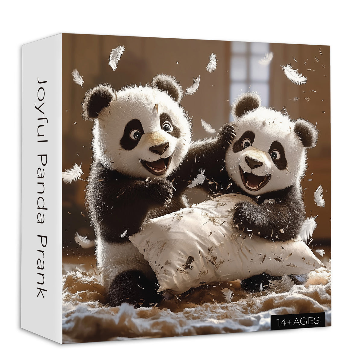Freudiger Panda-Streich-Puzzle, 1000 Teile