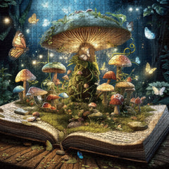 Fantasy-Pilzbuch-Puzzle 1000 Teile