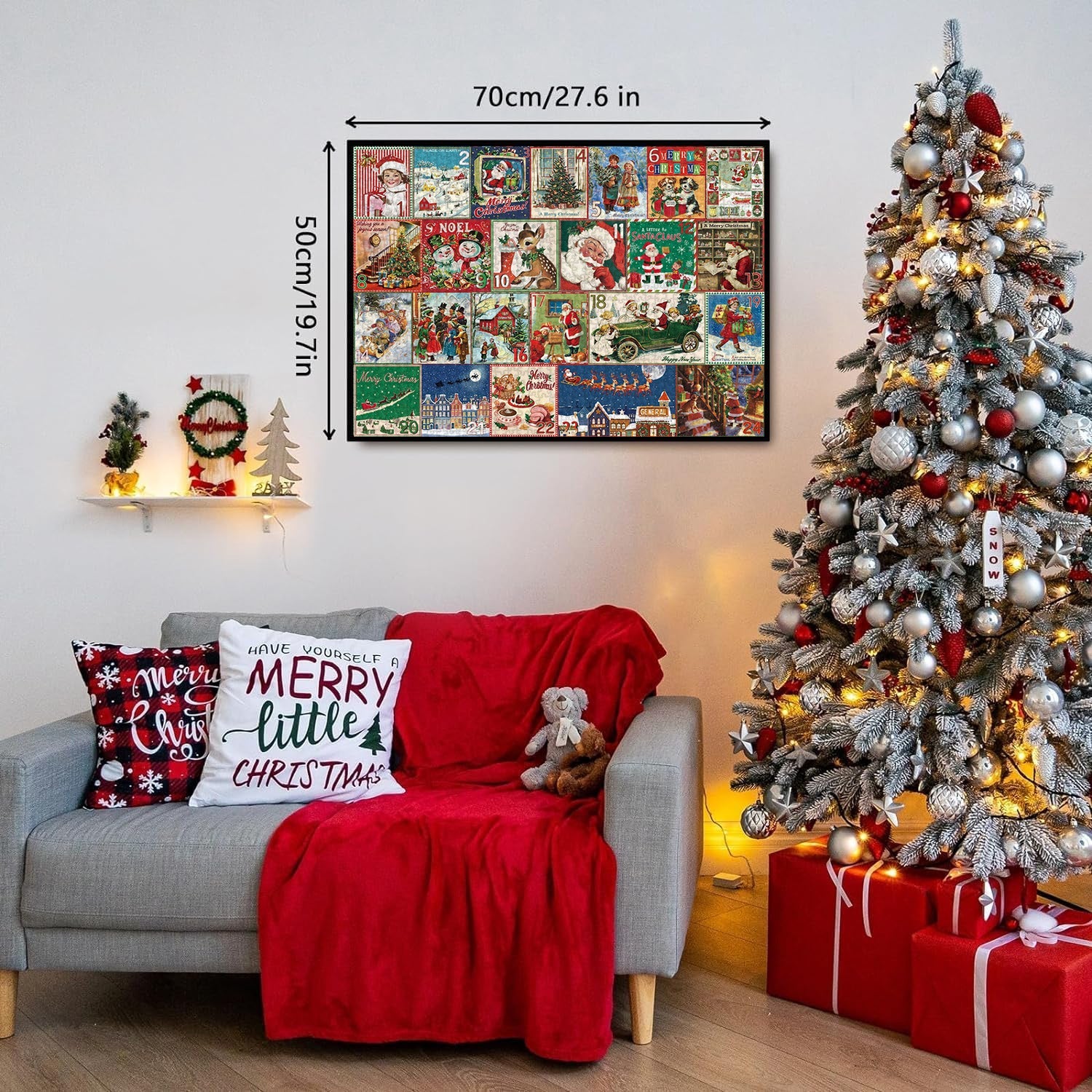 Christmas Advent Calendar Jigsaw Puzzle 1000pcs