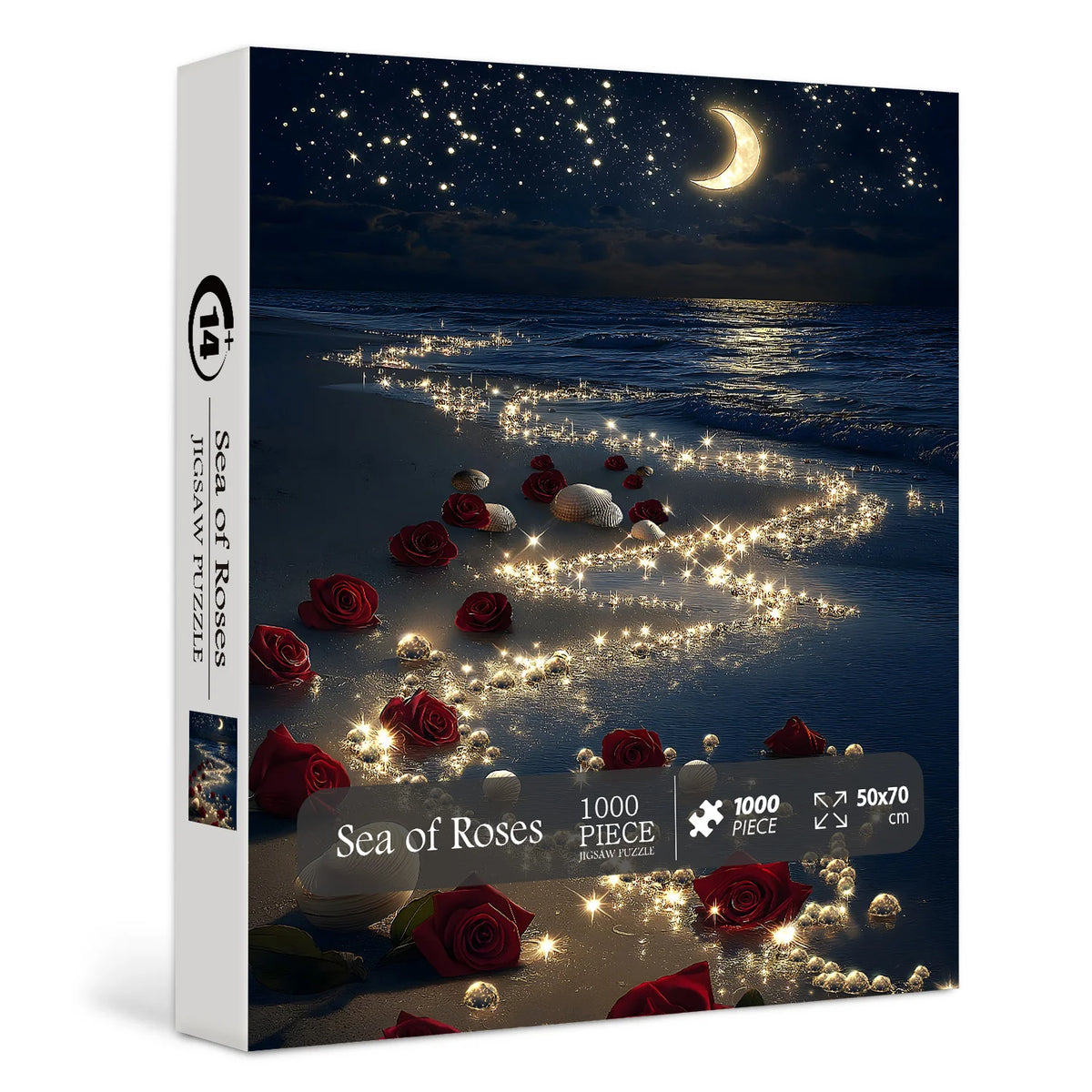 Sea of Roses Jigsaw Puzzles 1000 Pieces