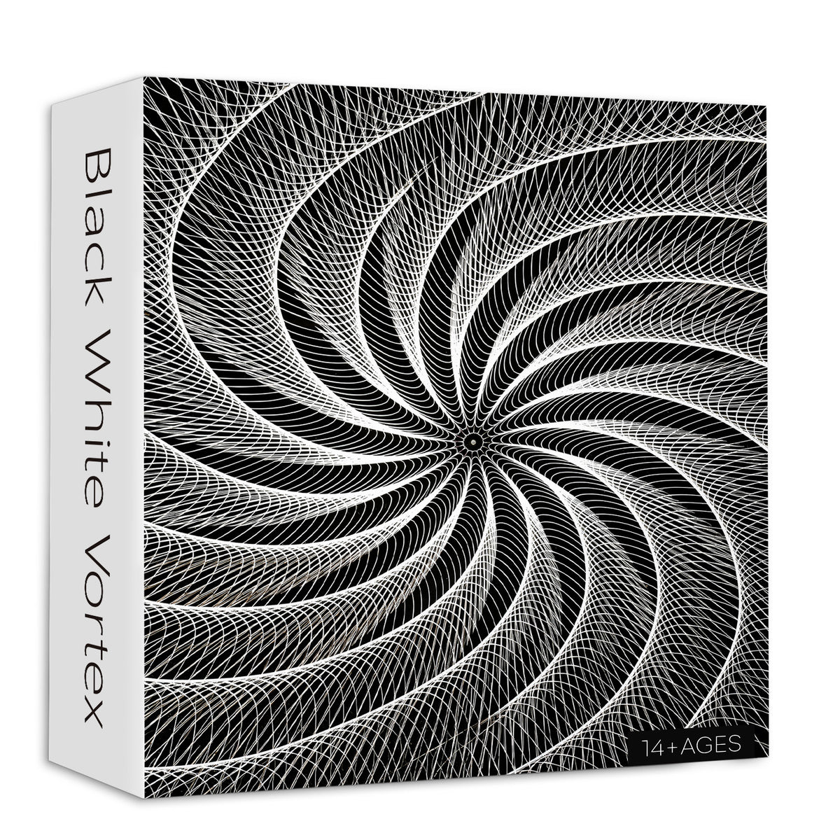 Black White Vortex Jigsaw Puzzle 1000 Pieces