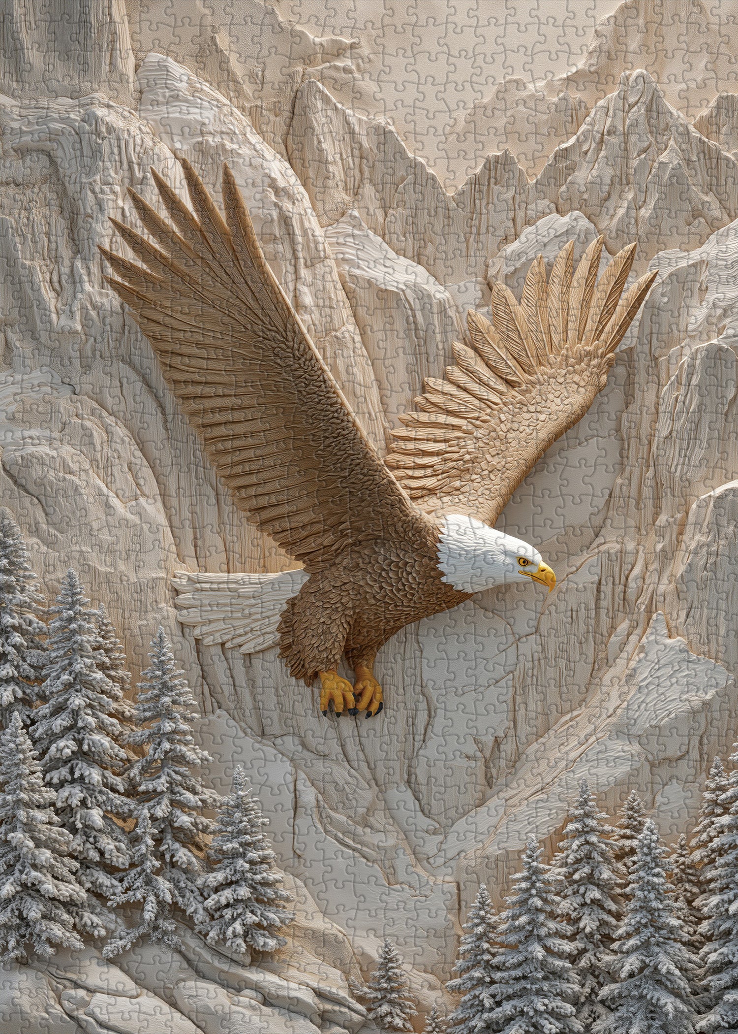 Wings Over Peaks Jigsaw Puzzle 1000 Pieces
