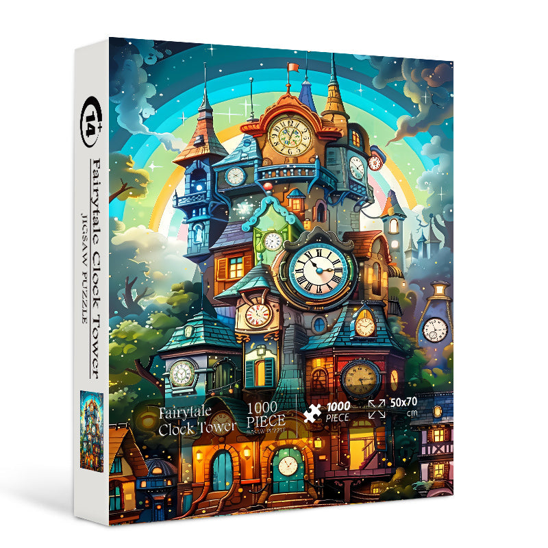 Fairytale Clock Tower Jigsaw Puzzle 1000 Pieces