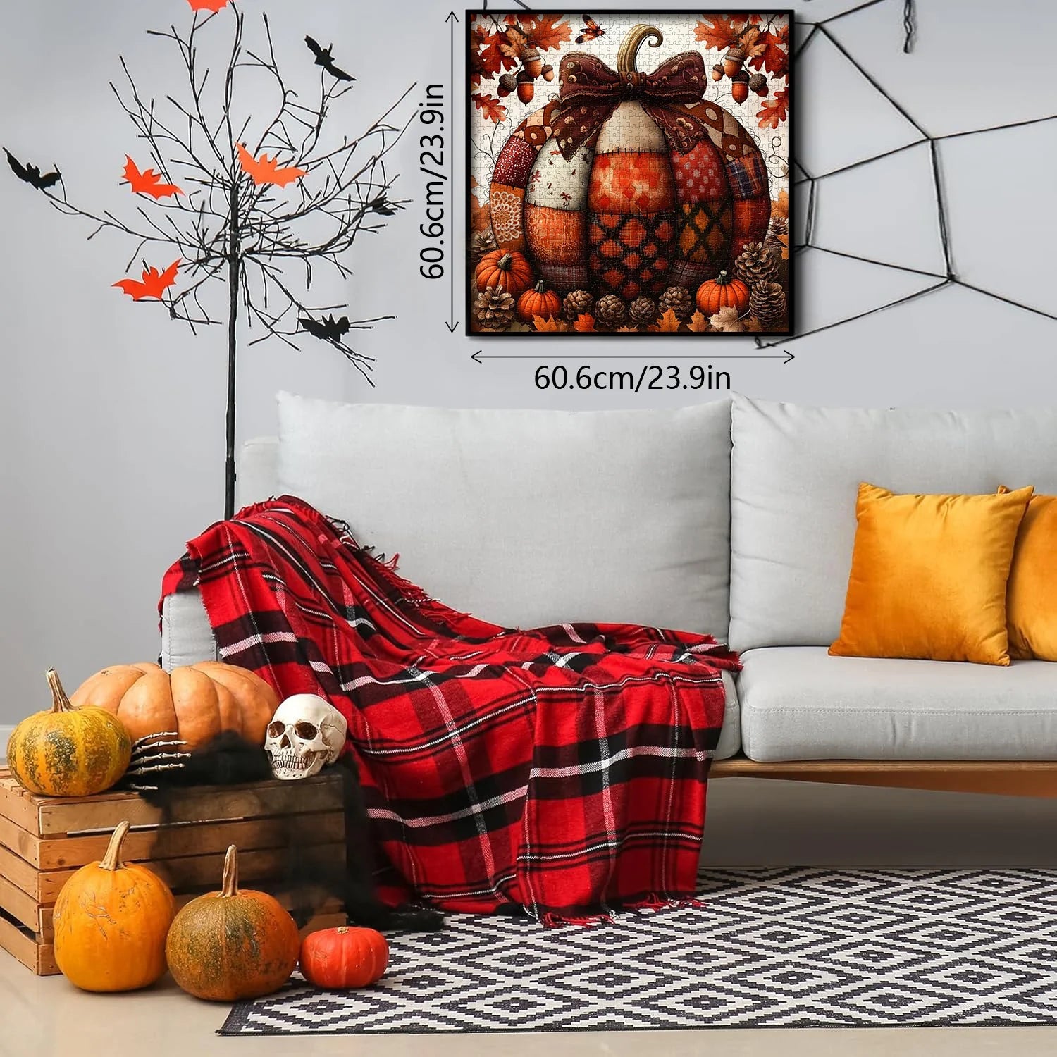 Patchwork Pumpkin Jigsaw Puzzle 1000 Pieces