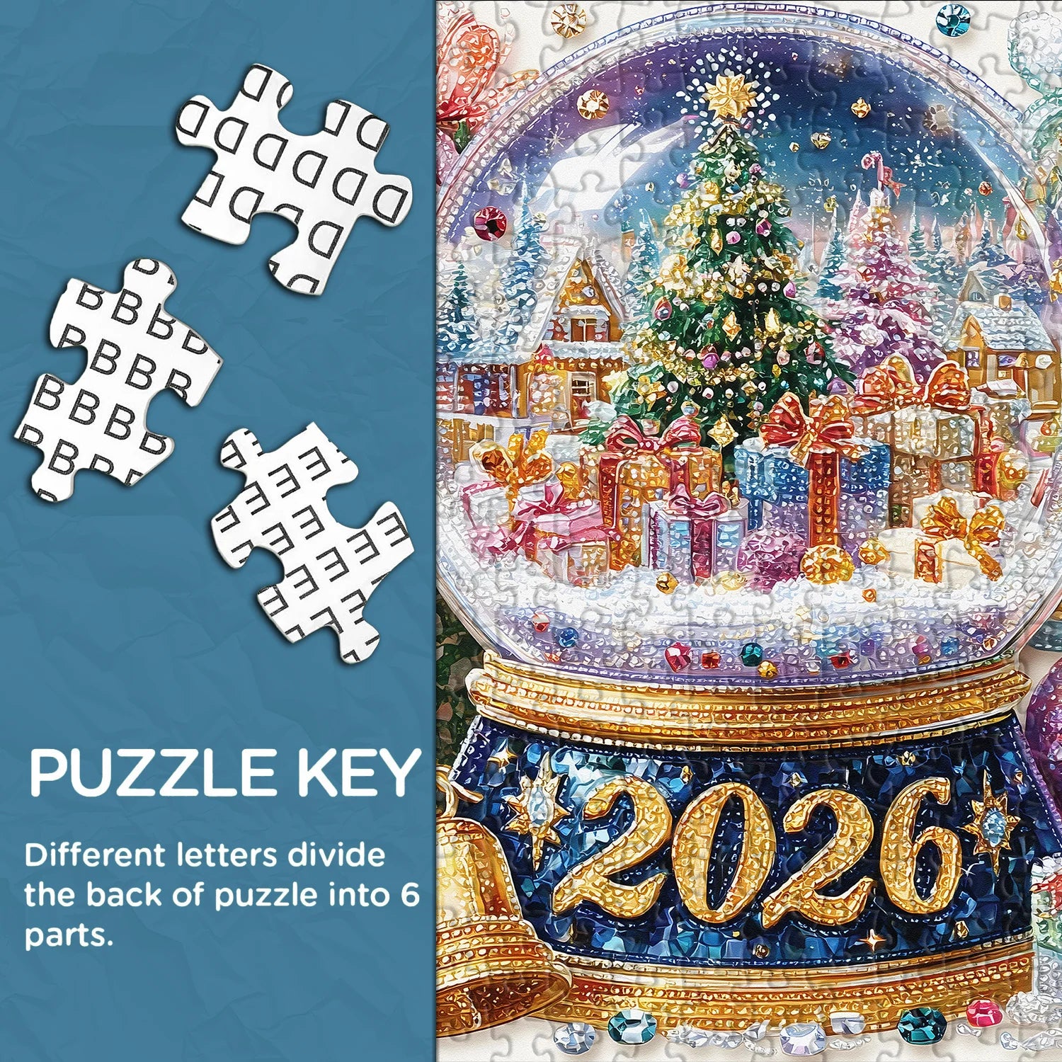 Crystal Christmas 2026 Jigsaw Puzzle 1000 Pieces
