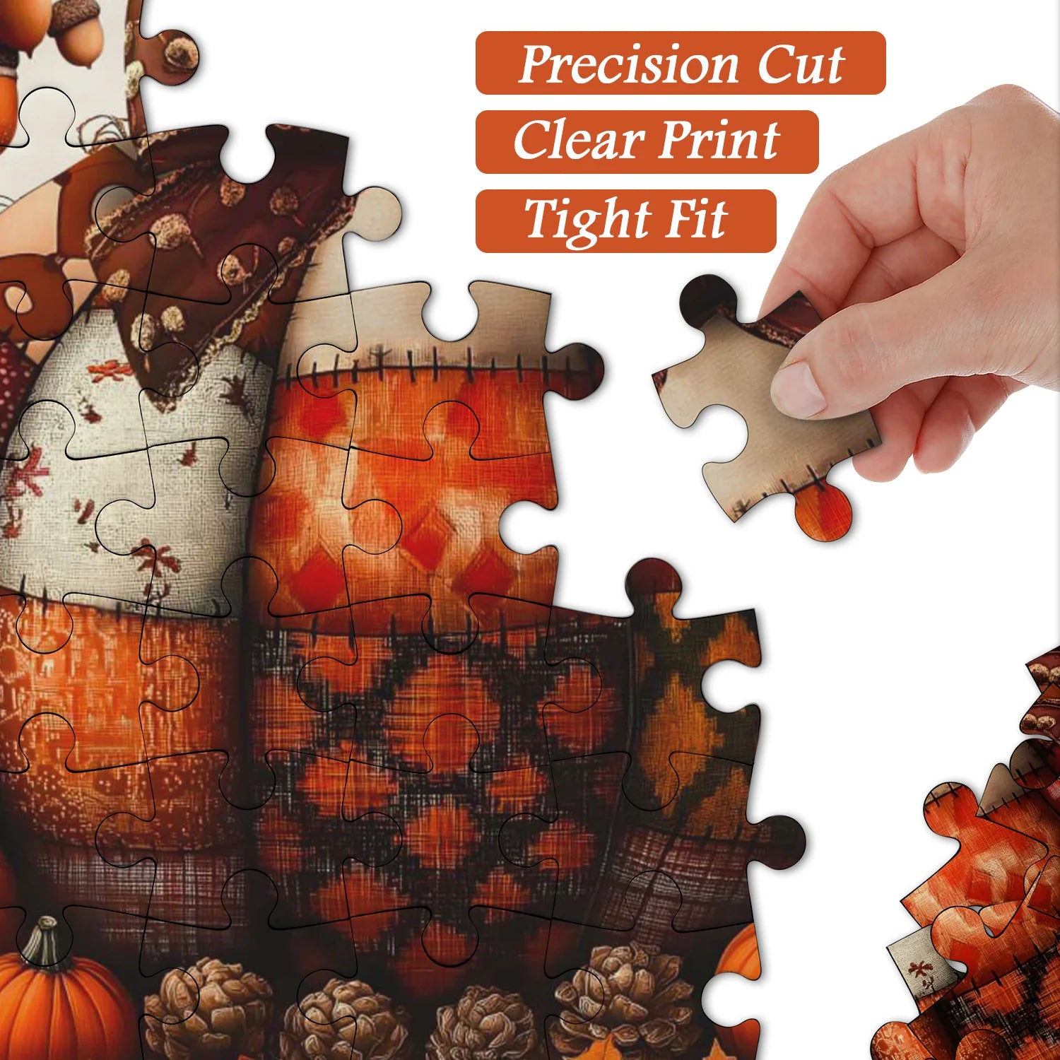 Patchwork Pumpkin Jigsaw Puzzle 1000 Pieces