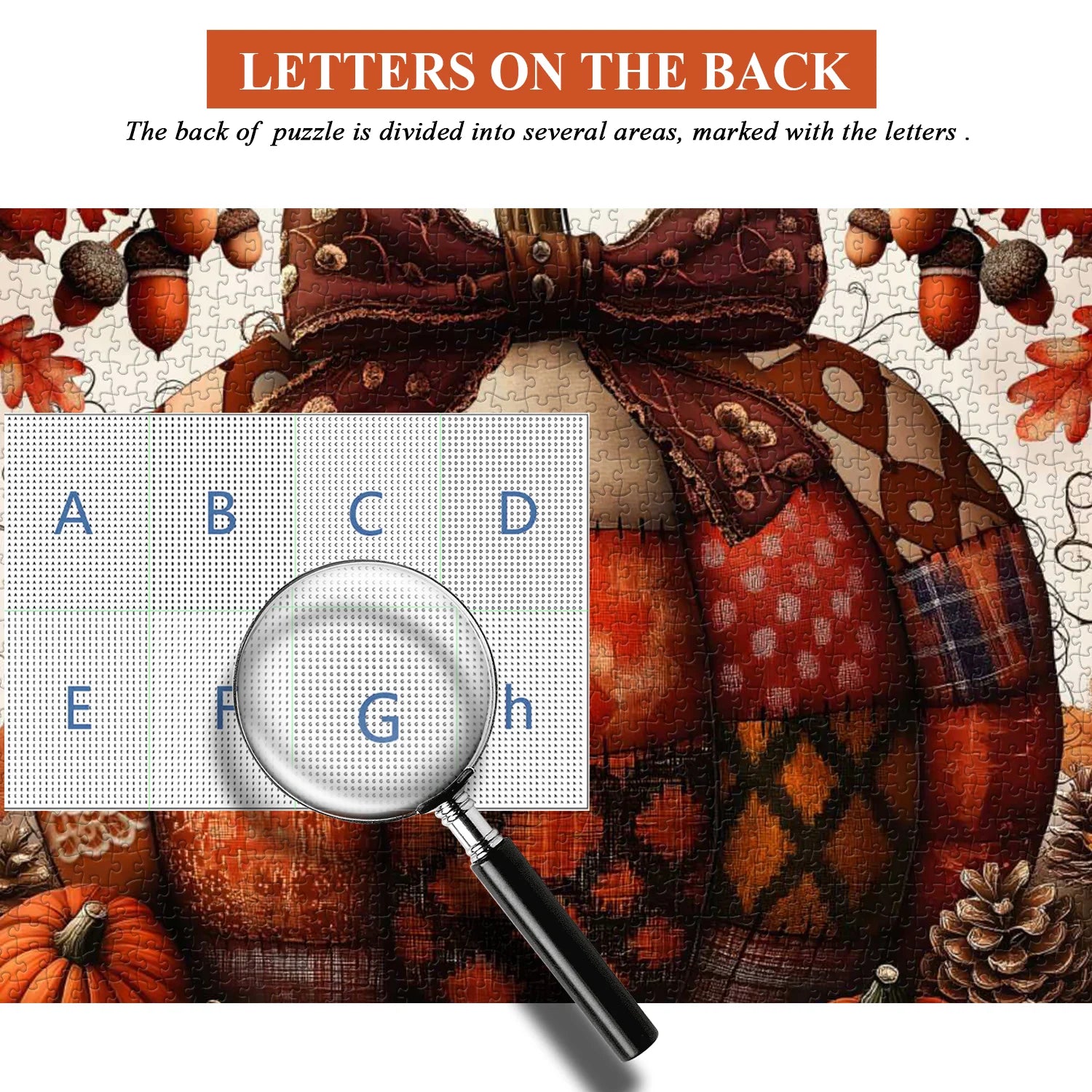 Patchwork Pumpkin Jigsaw Puzzle 1000 Pieces