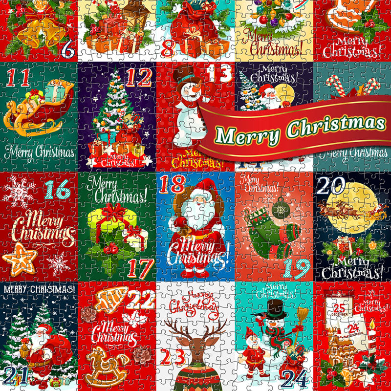 2024 Advent Calendar Jigsaw Puzzle 1000 Pieces