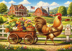 Farm Rooster Jigsaw Puzzle 1000 Pieces