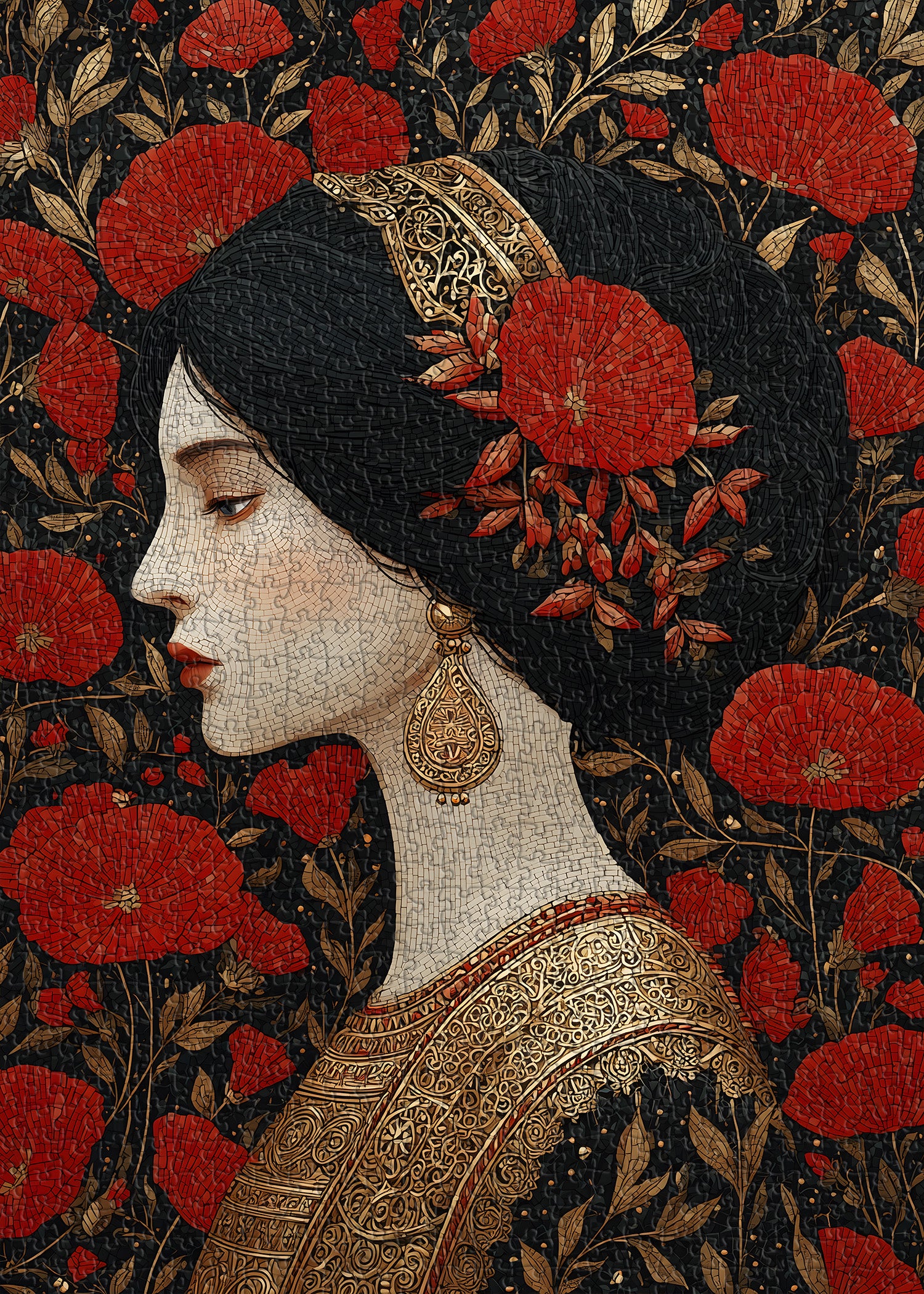 Blumenschönheitspuzzle 1000 Teile