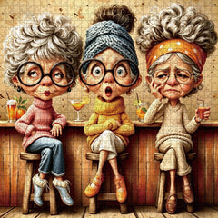 Tipsy Friends Jigsaw Puzzle 1000 Pieces