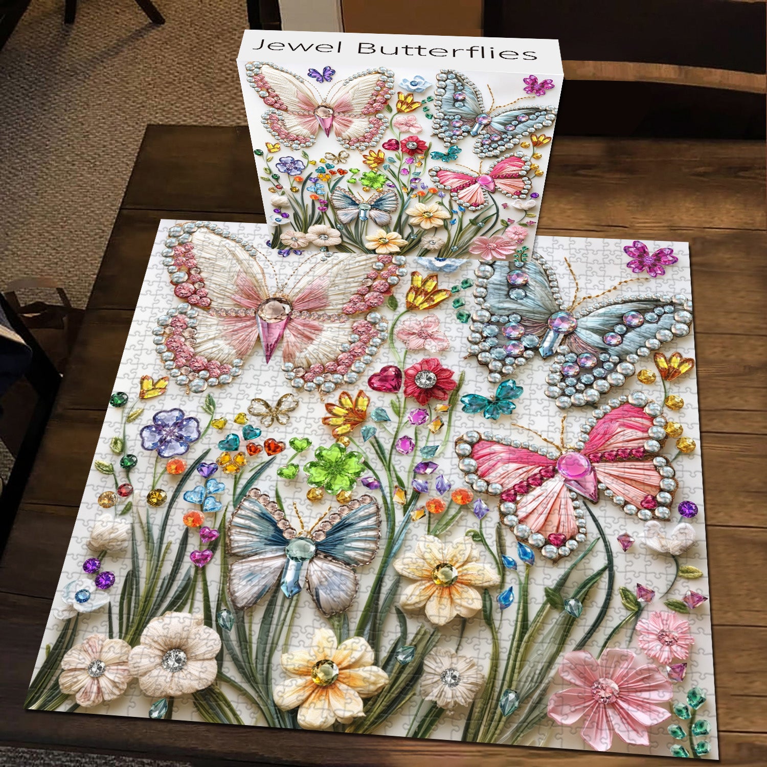 Jewel Butterflies Jigsaw Puzzle 1000 Pieces