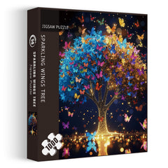 Sparkling Wings Tree Puzzle 1000 Teile