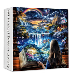 Whimsical Dream Library Jigsaw Puzzle 1000 Pieces