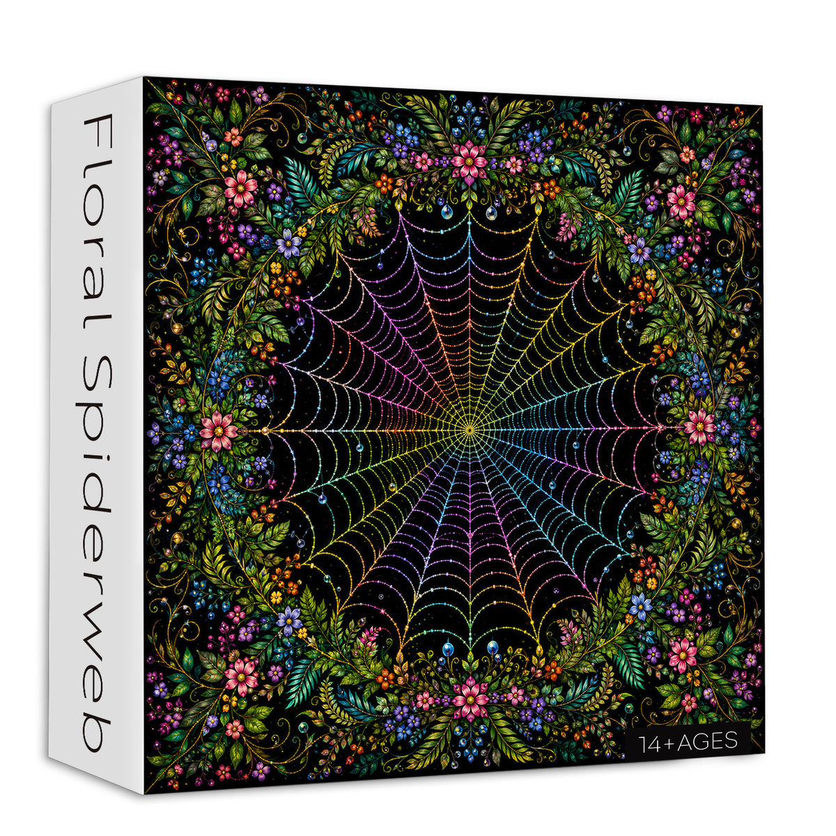 Blumenspinnennetz-Puzzle 1000 Teile