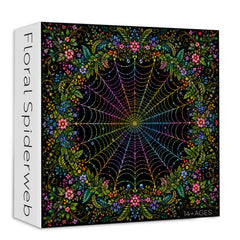 Blumenspinnennetz-Puzzle 1000 Teile