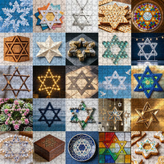 Davidsterne-Sammlung Puzzle 1000 Teile
